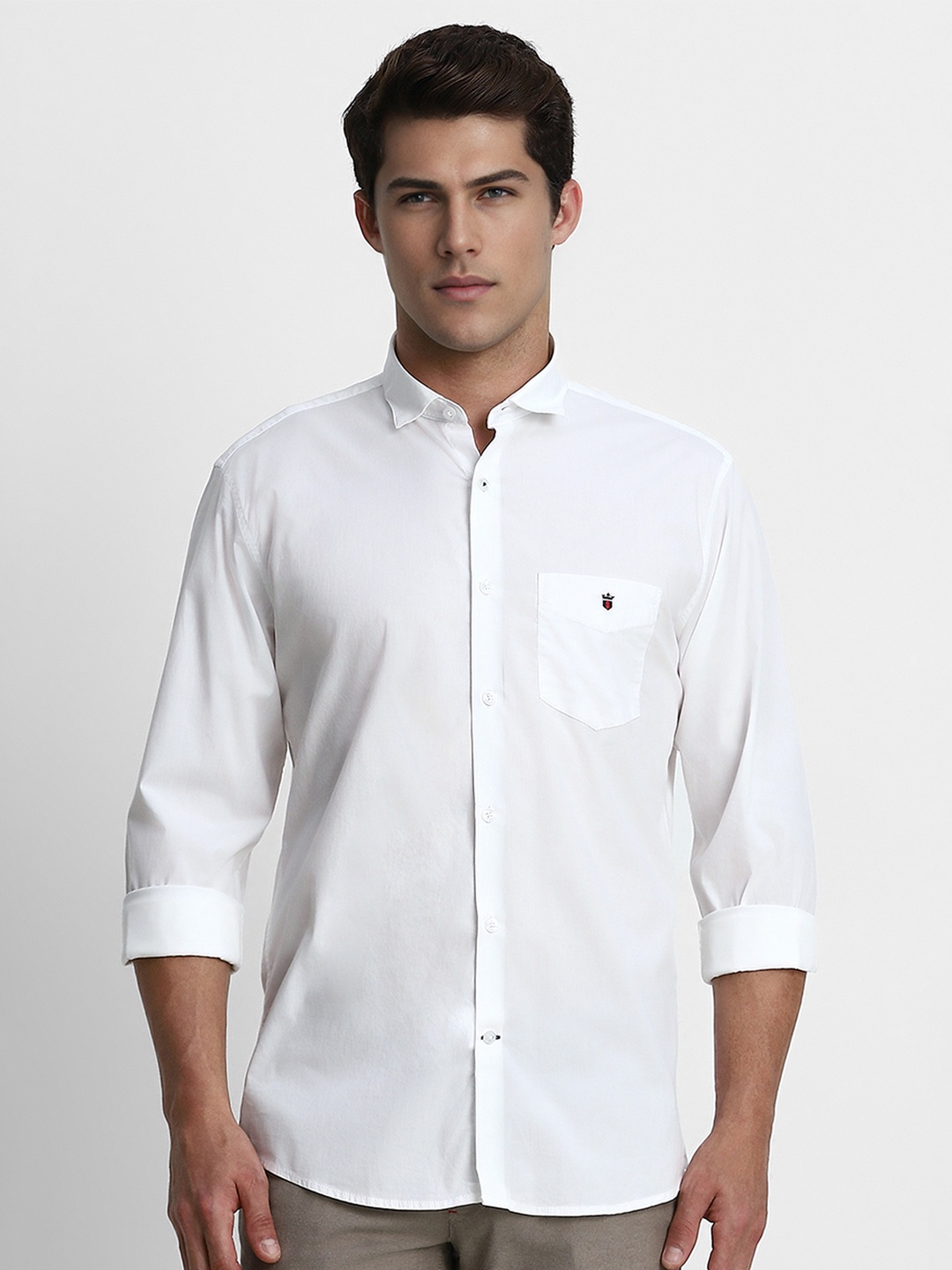 

Louis Philippe Sport Men White Slim Fit Casual Shirt