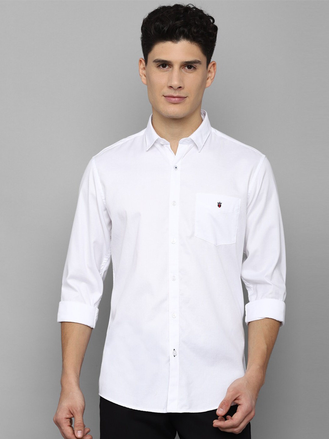 

Louis Philippe Sport Men White Slim Fit Pure Cotton Casual Shirt