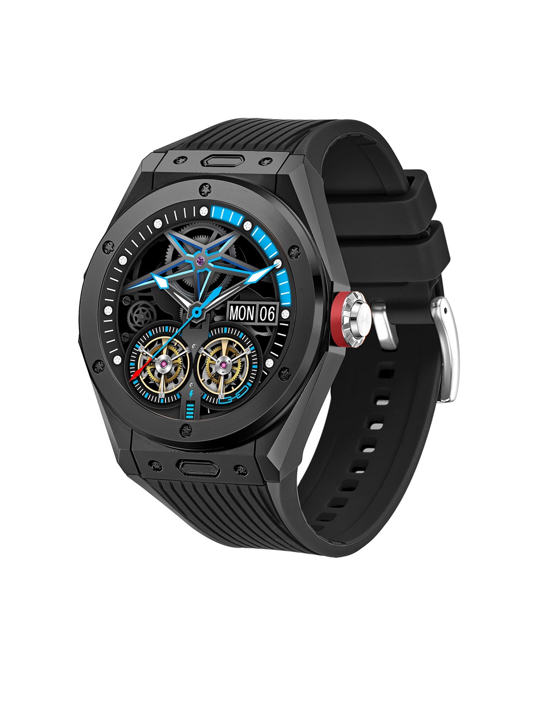 

bfit Men ProLux Full Touchscreen Bluetooth Calling Smart Watch - PRO-LUX-BK, Black