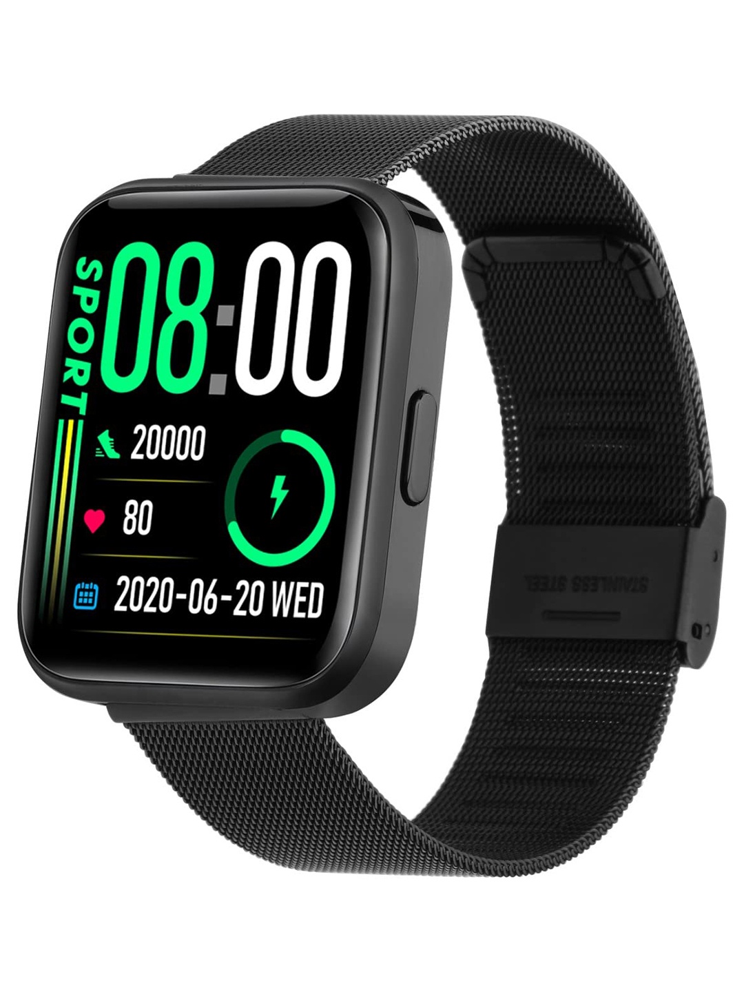 

bfit Genius-Q Full Touchscreen with Calling Function Unisex Smart Watch - Genius-Q-BKMH, Black