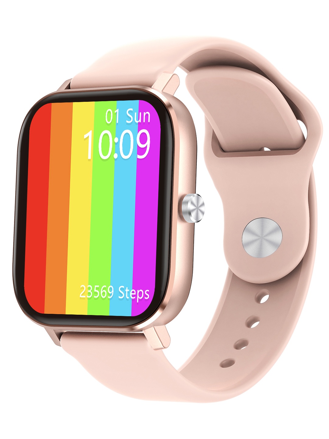 

bfit Genius Full Touchscreen Bluetooth Calling Unisex Smart Watch - GENIUS-RG, Rose gold