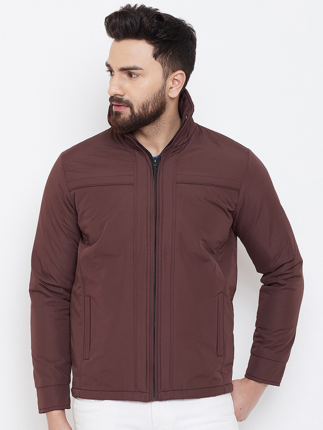 

Spirit Men Maroon Lightweight Padded Jacket