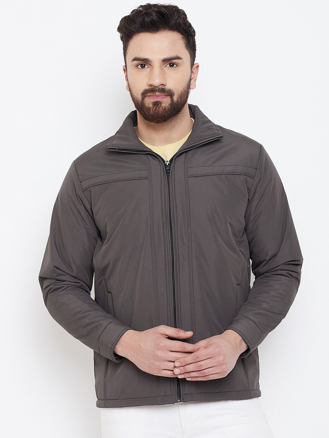 

Spirit Men Grey Lightweight Padded Jacket