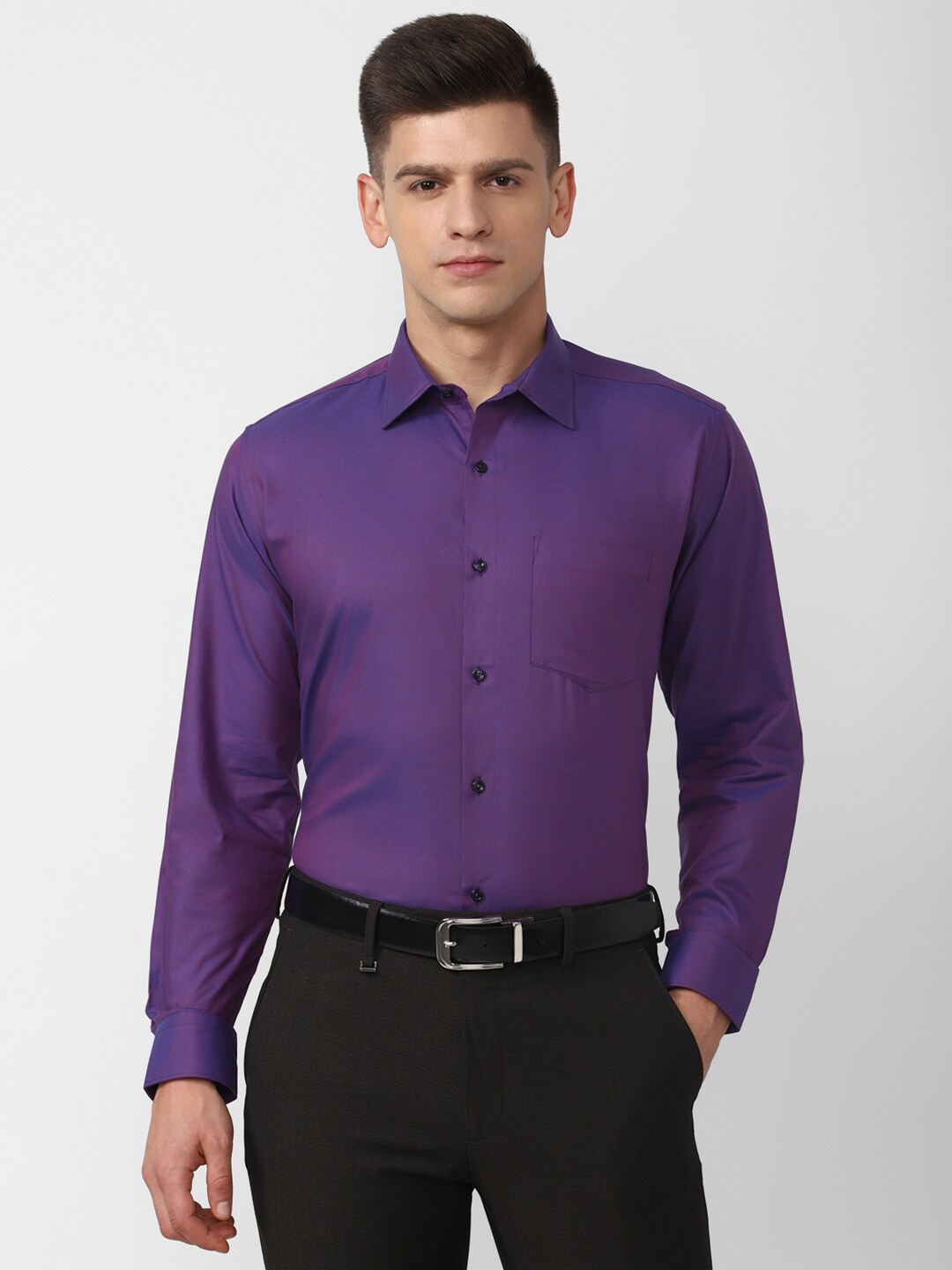 

Van Heusen Men Purple Formal Shirt