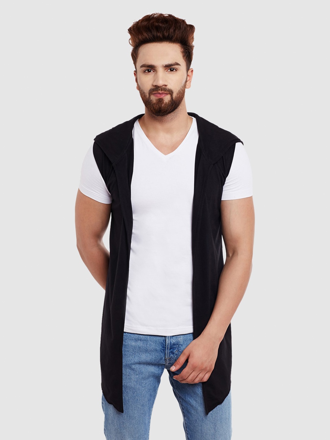 

CHILL WINSTON Men Black Shrug
