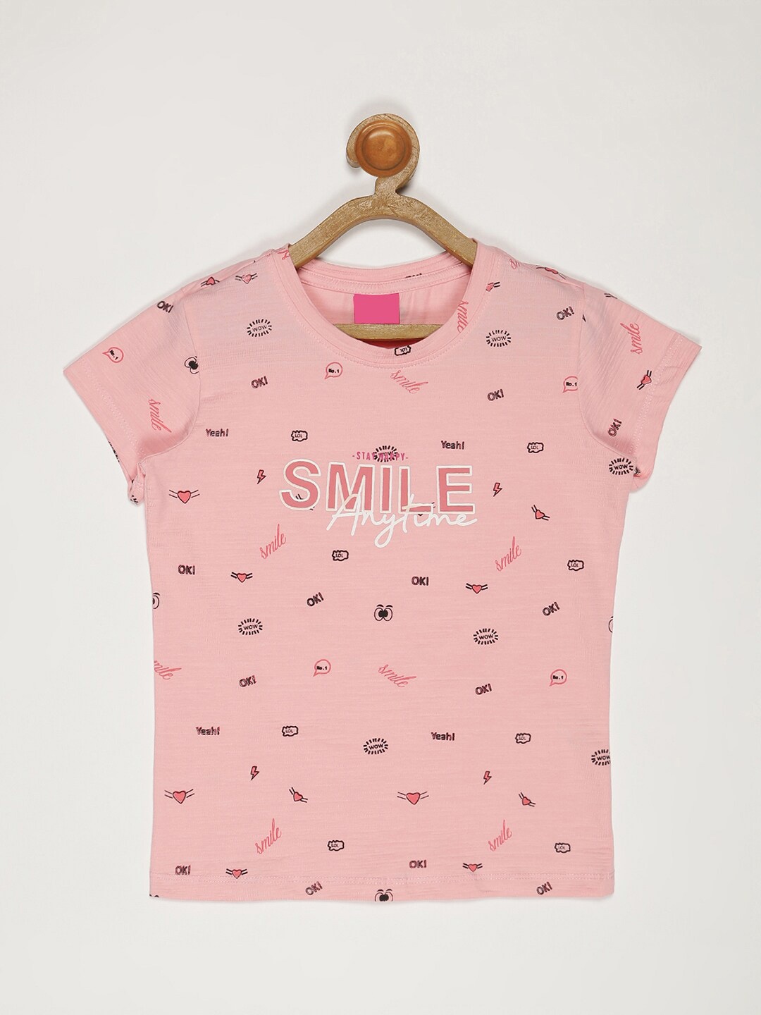 

V2 Value & Variety Beige Printed Regular Top