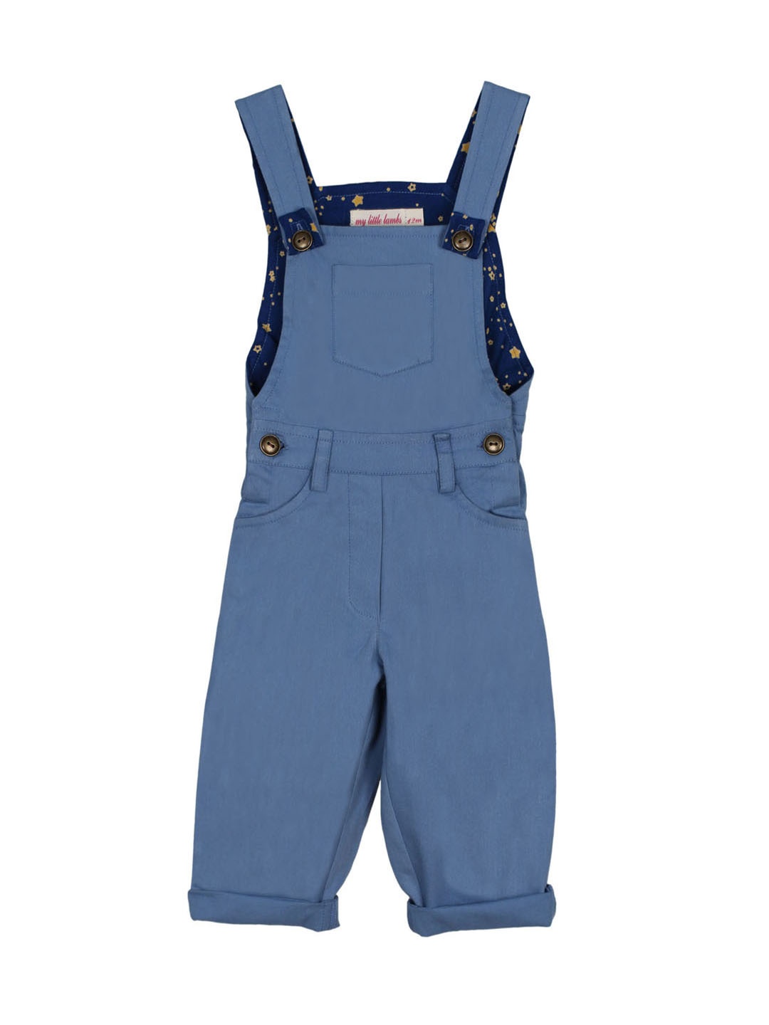 

My Little Lambs Boys Blue Dungarees
