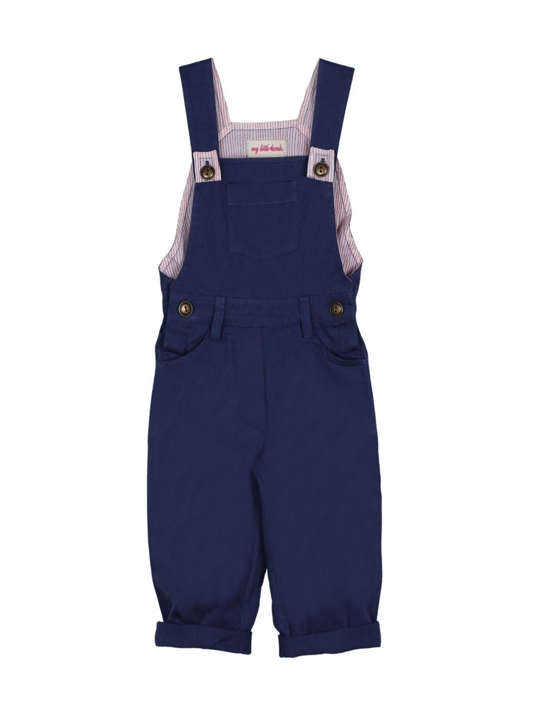 

My Little Lambs Boys Navy Dungarees, Navy blue