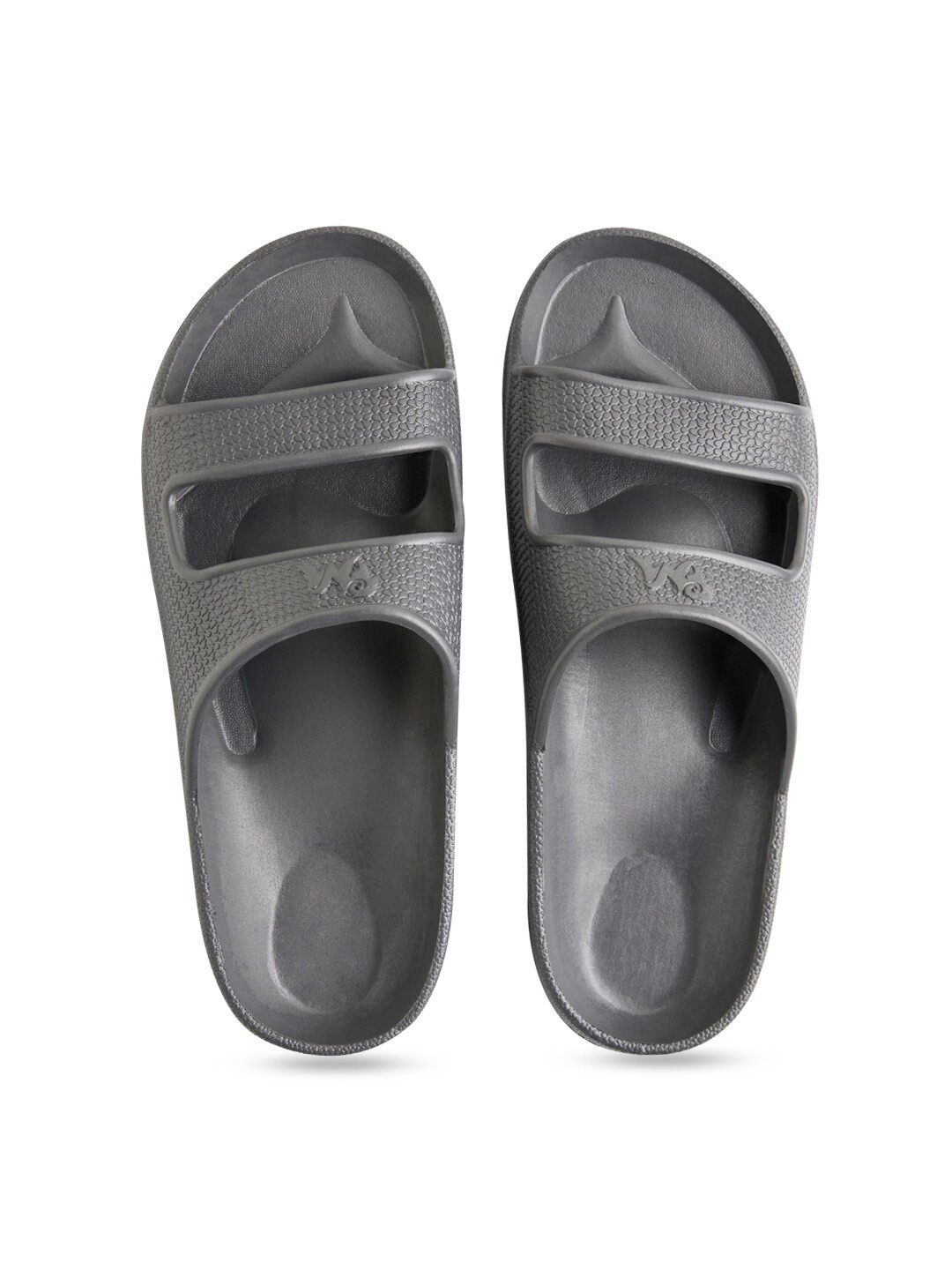 

NEEMANS Unisex Grey Rubber Sliders