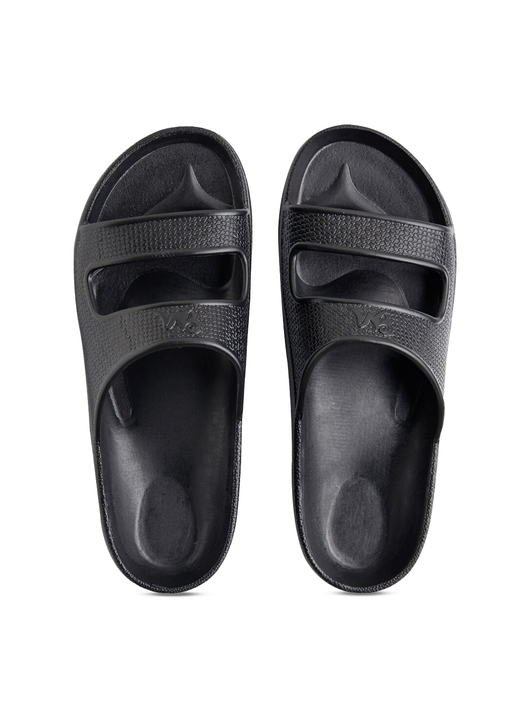 

NEEMANS Unisex Black Rubber Sliders