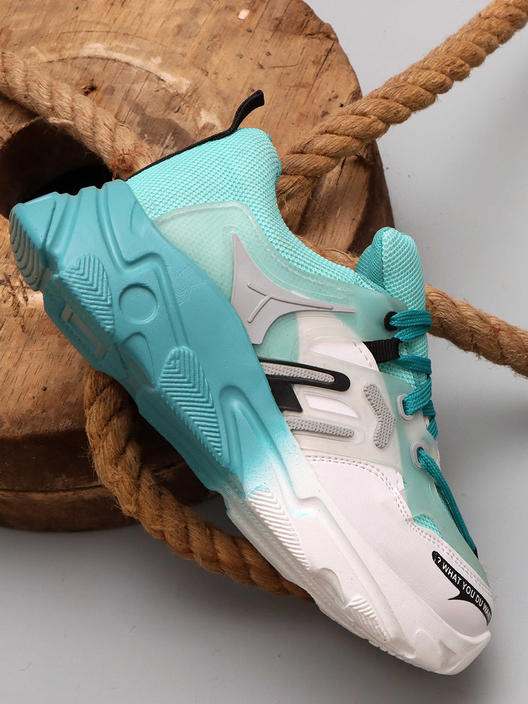 

FASHION FASTER Women Blue Colourblocked Sneakers