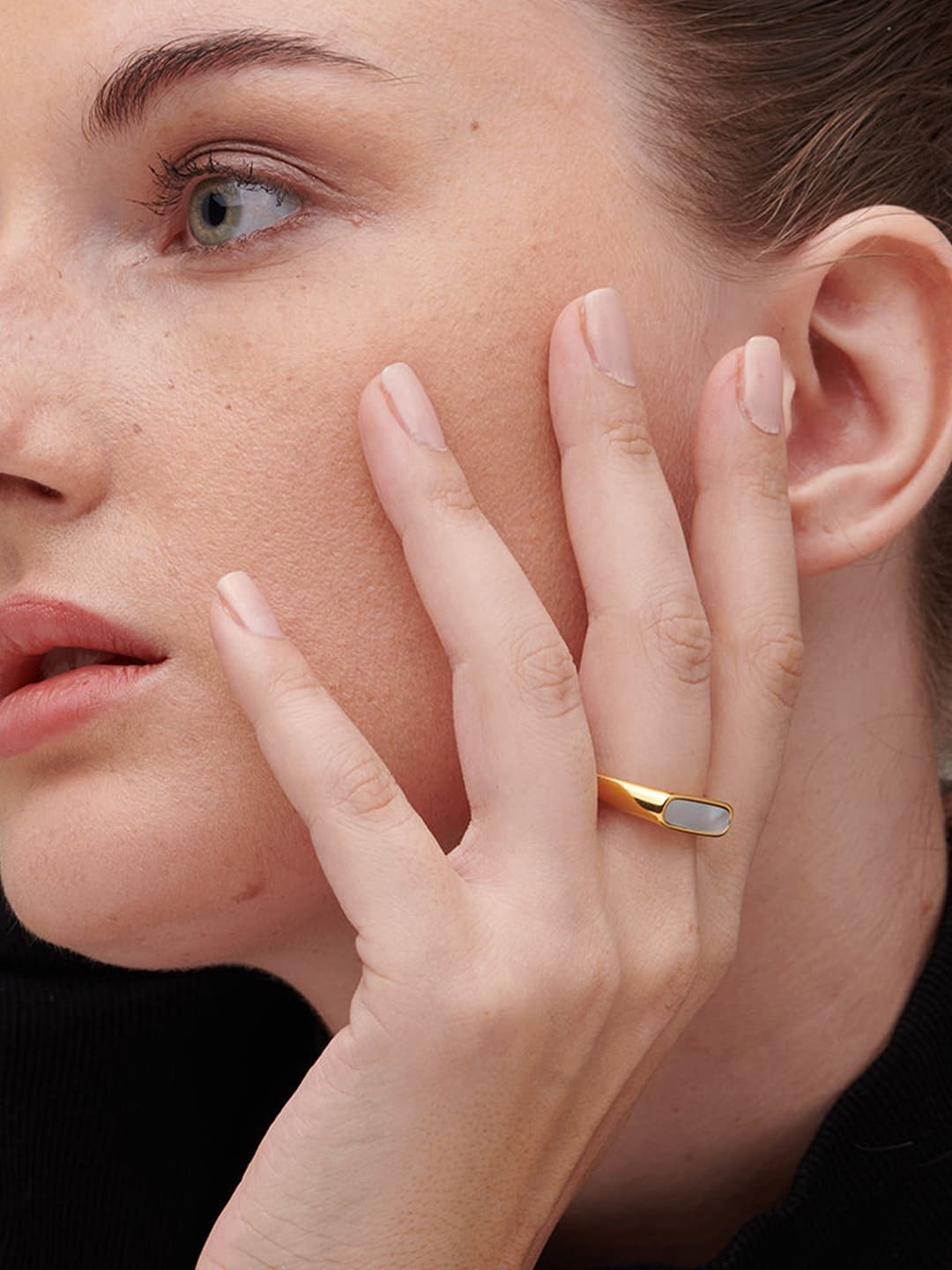 

PALMONAS Women 18K Gold-Plated Finger Ring