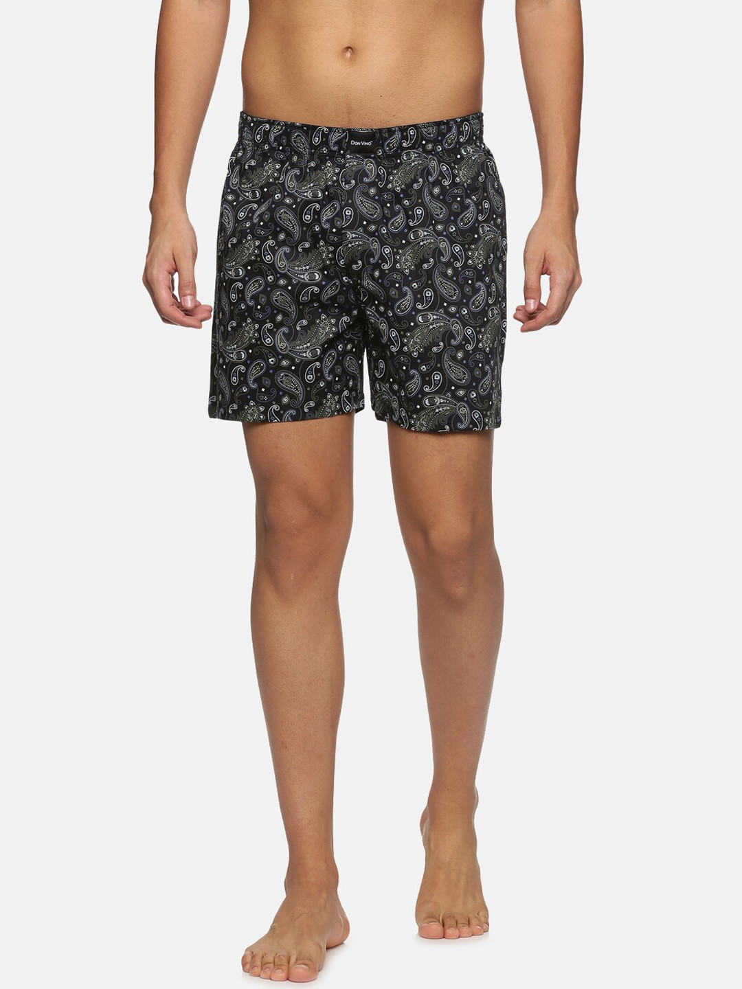 

DON VINO Men Black Conversational Printed Outdoor Shorts