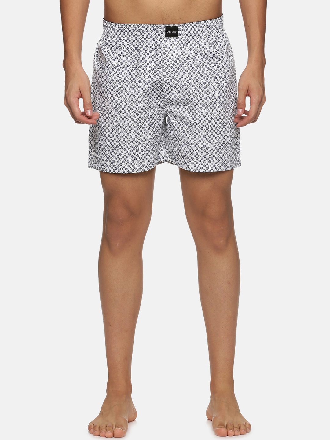 

DON VINO Men Grey Printed Outdoor Shorts