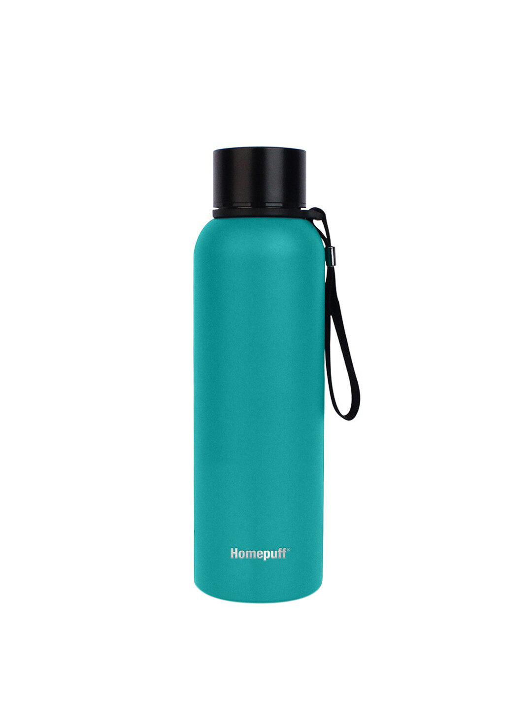 

Home Puff Turquoise Blue Solid Stainless Steel Insulated Water Bottle 700ml