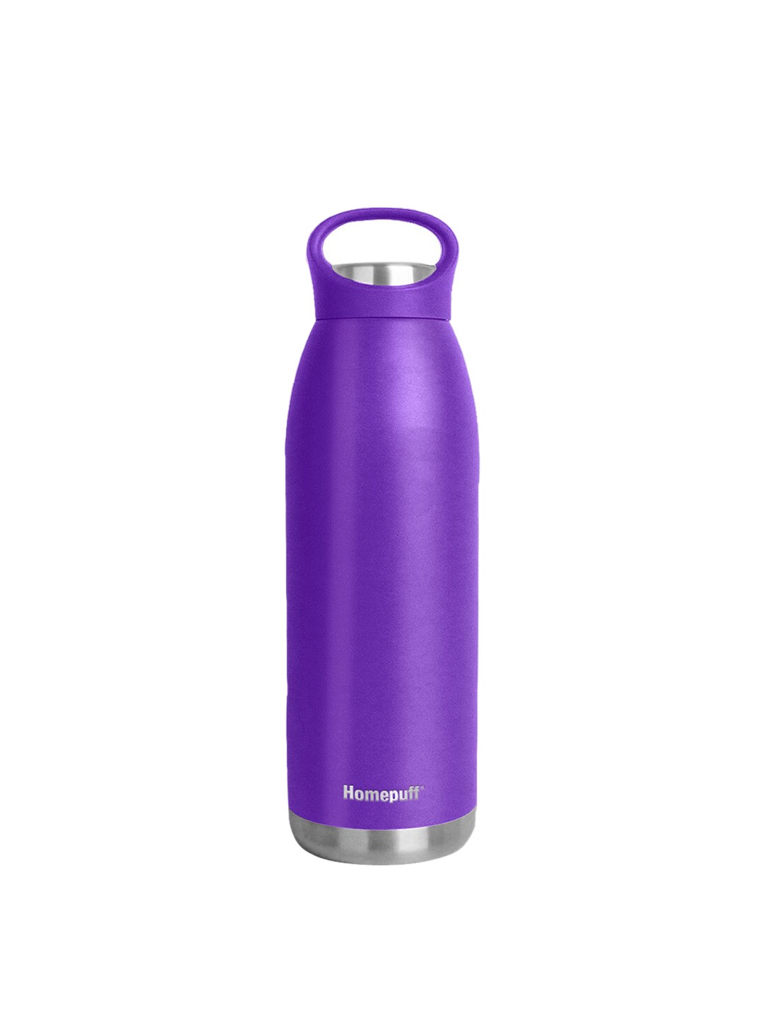 

Home Puff Purple Solid Stainless Steel Insulated Water Bottle 900ml
