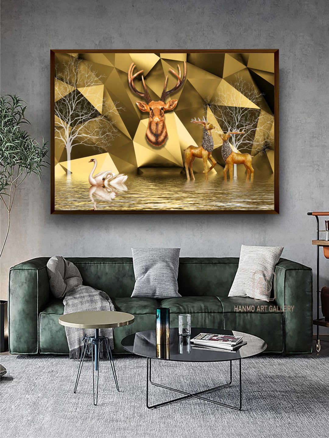 

The Art House Brown Abstract Painting Wall Art