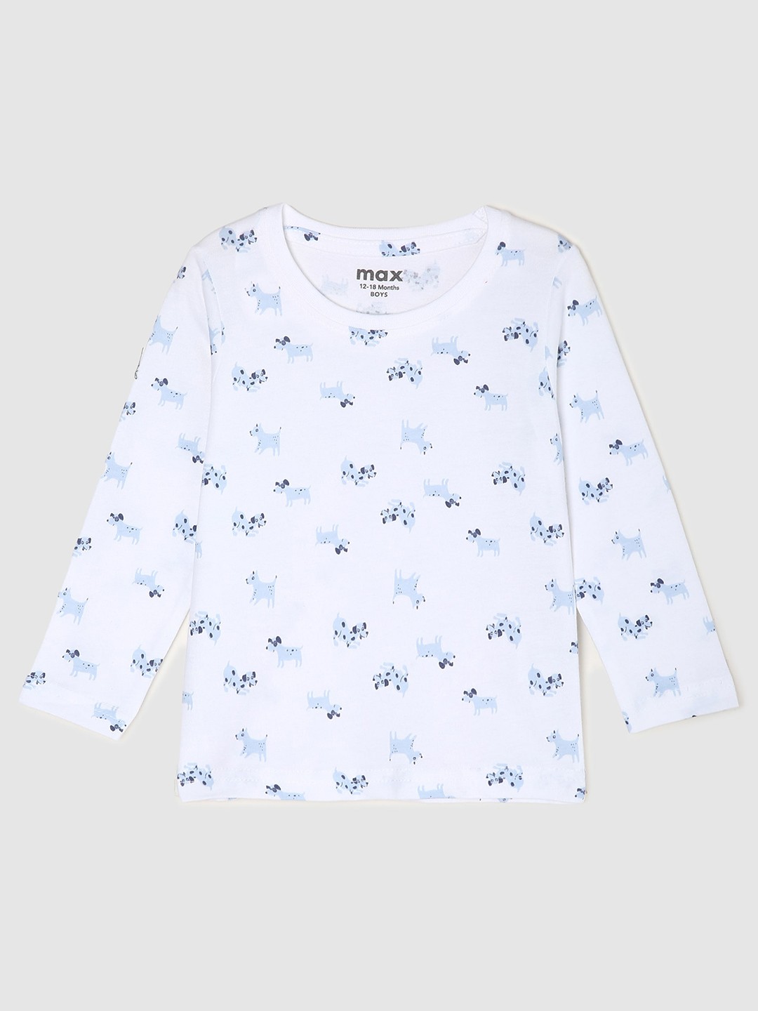 

max Boys T-shirt, White