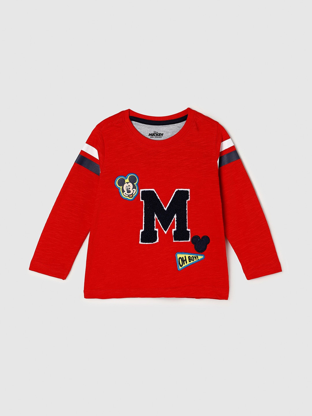 

max Boys Pure Cotton T-shirt, Red