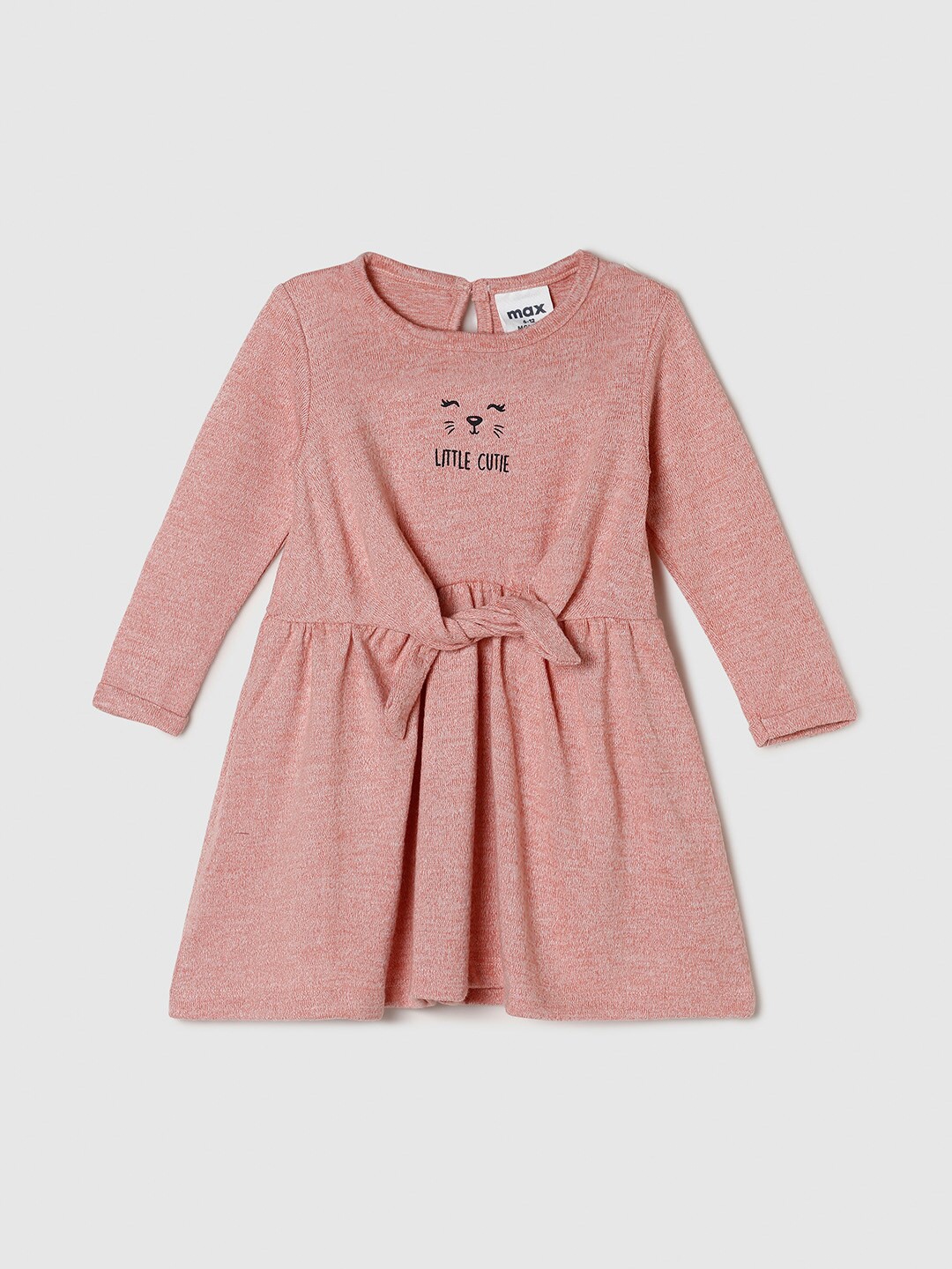 

max Girls Pink A-Line Dress