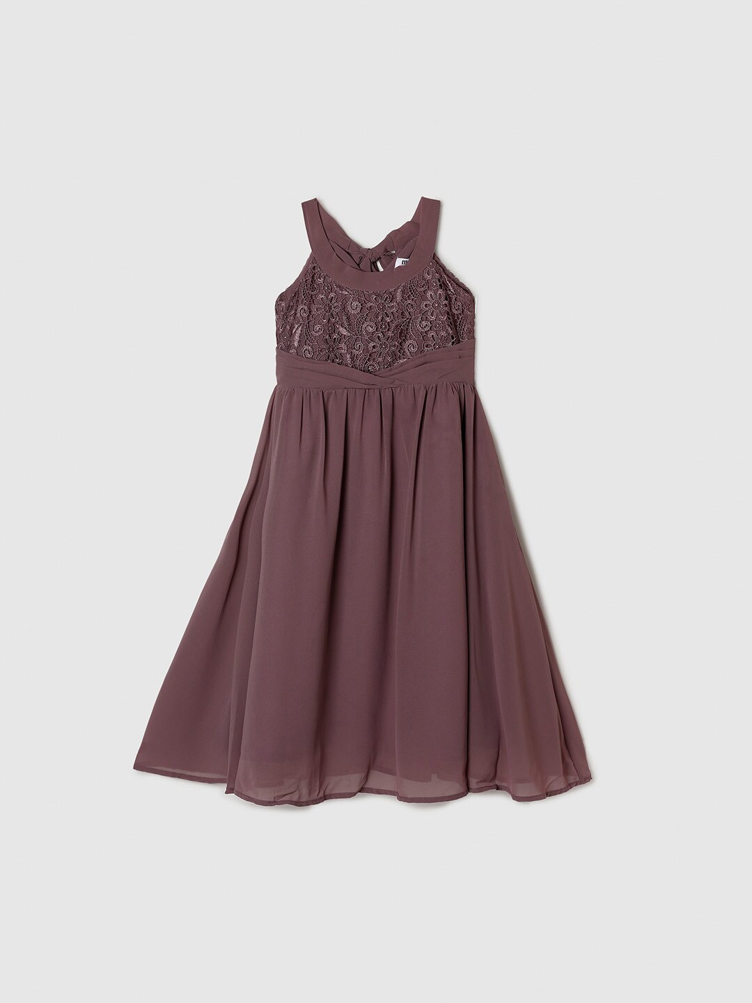 

max Girls Violet Halter Neck Maxi Dress