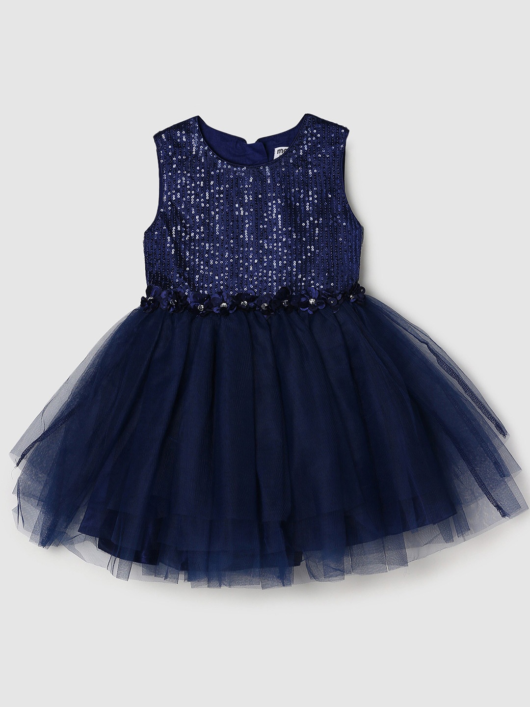 

max Blue Embellished Dress