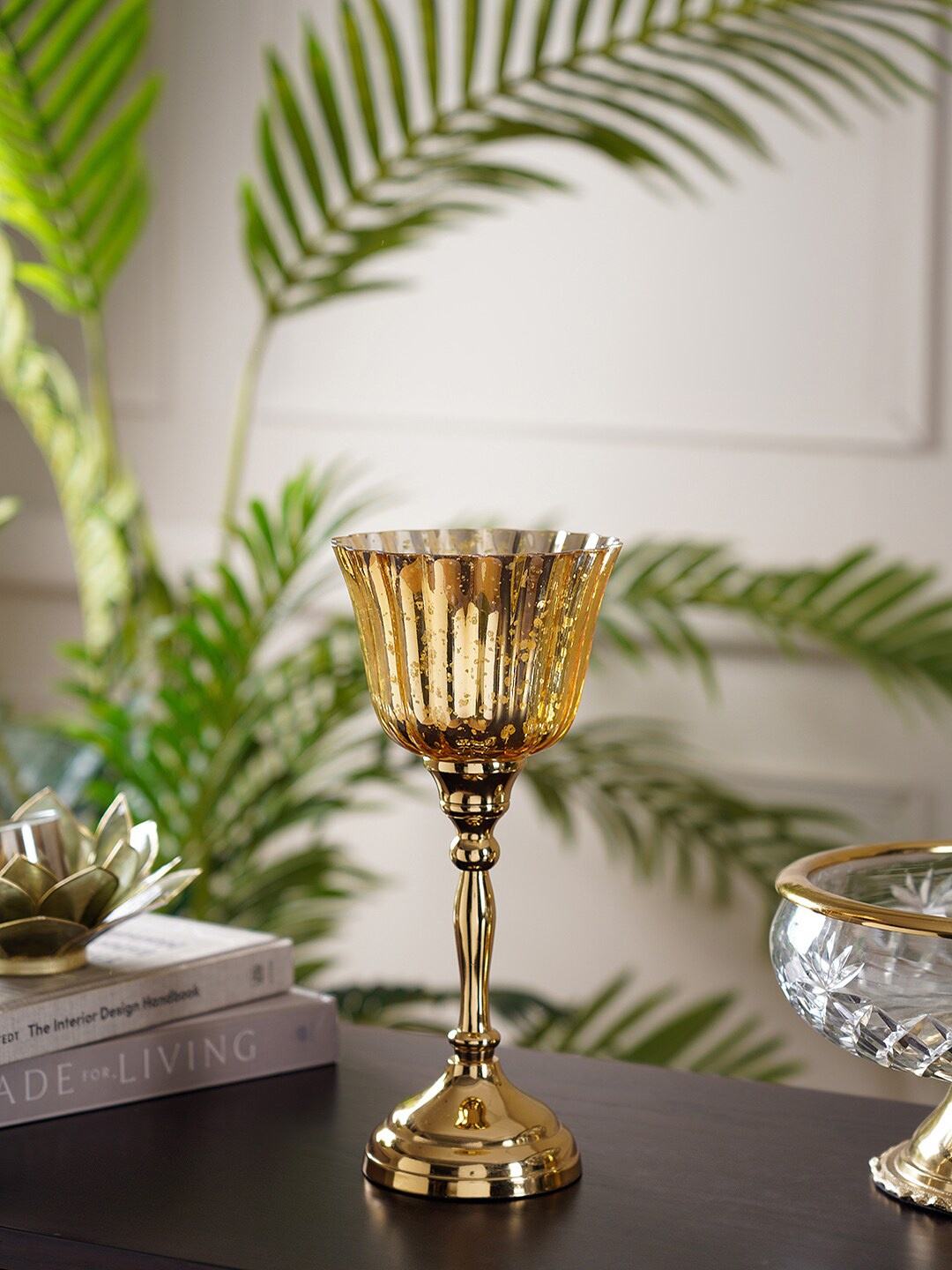 

Pure Home and Living Gold-Toned Votive Candle Holders
