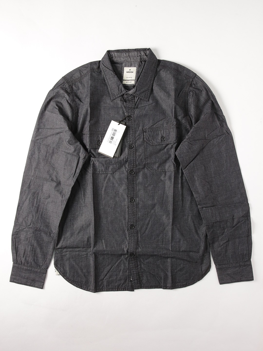 

WROGN Men Grey Slim Fit Casual Shirt