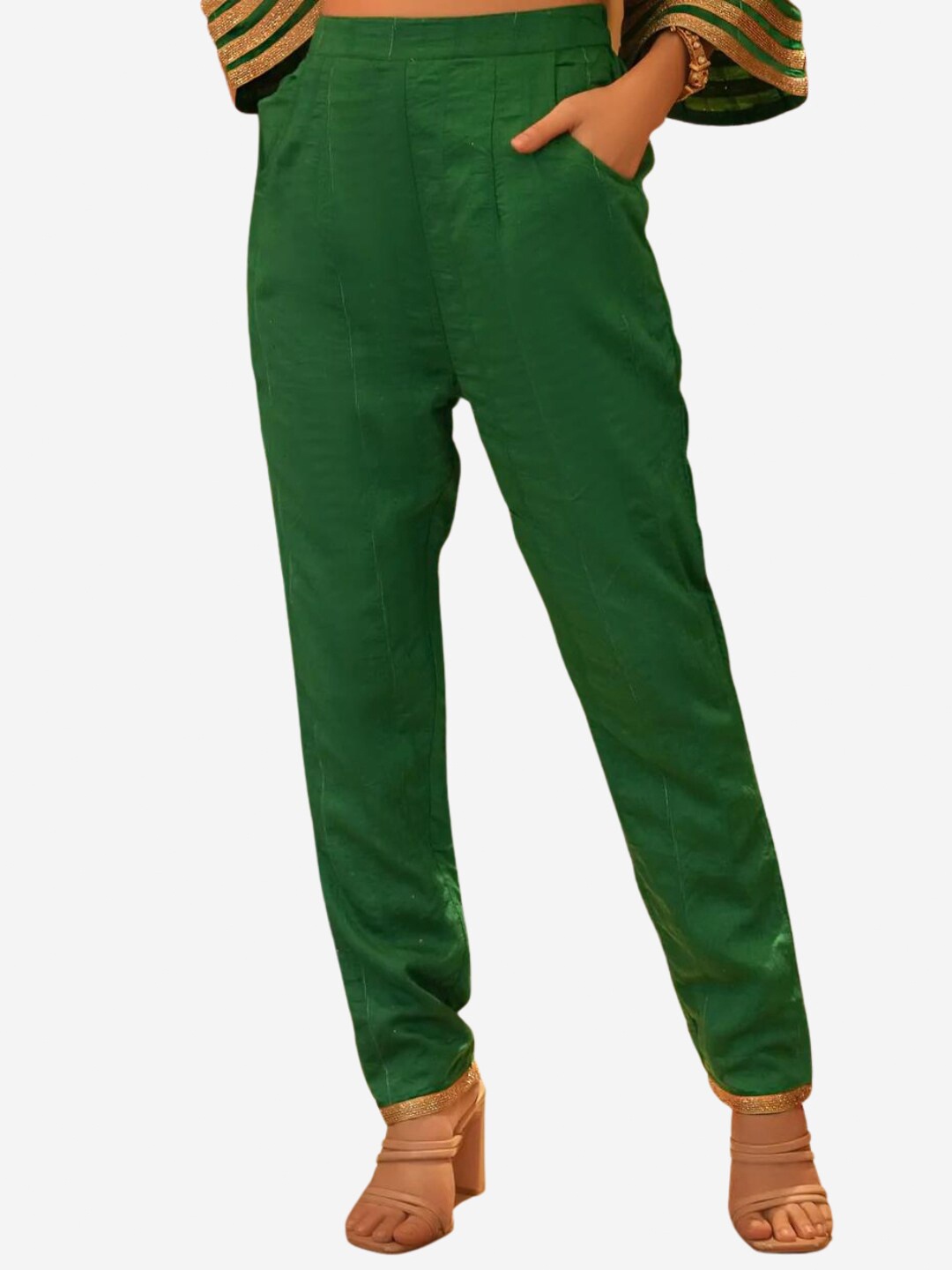 

Alaya By Stage3 Women Green Ethnic Palazzos