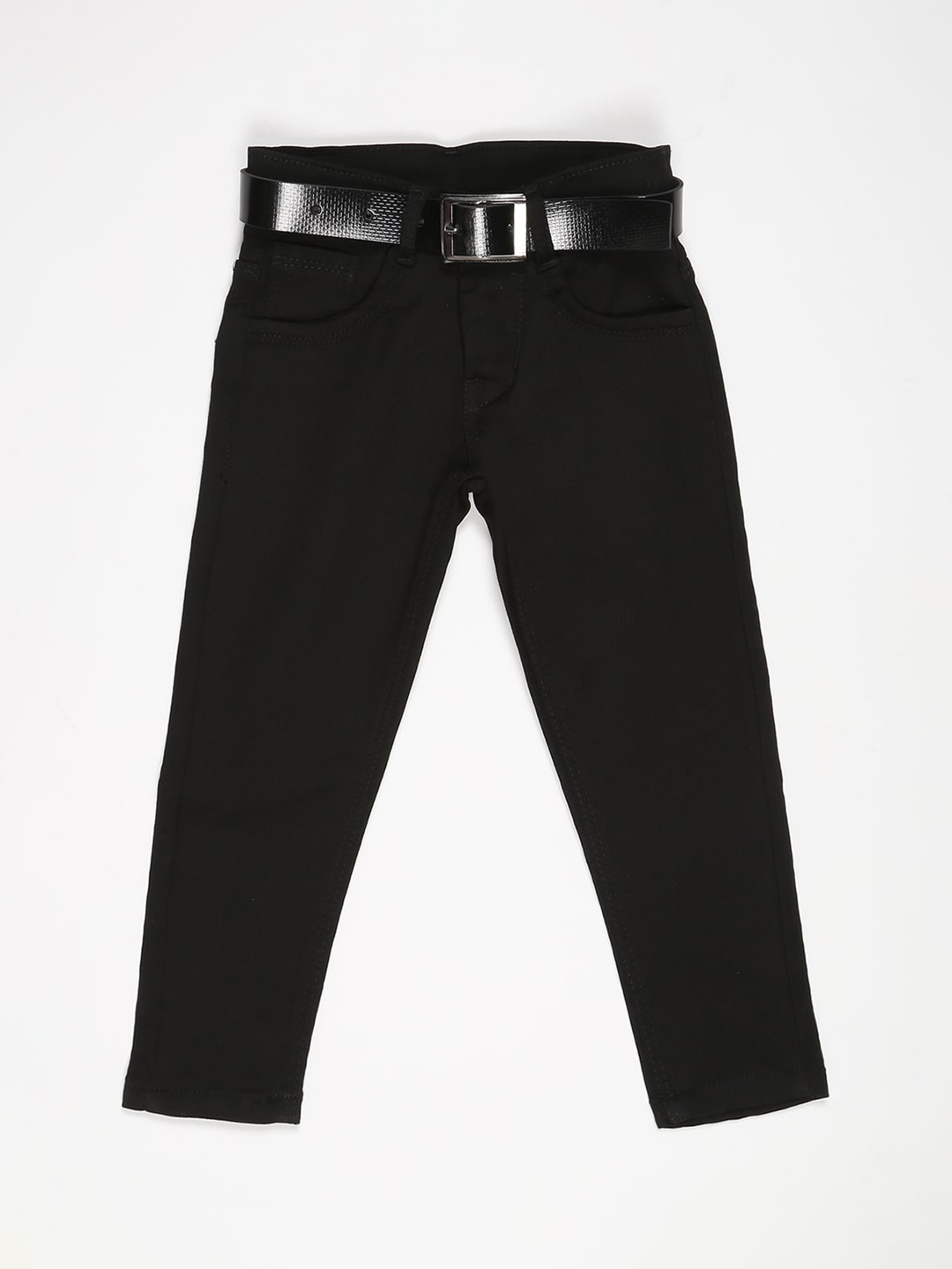 

V2 Value & Variety Boys Black Low Distress Jeans