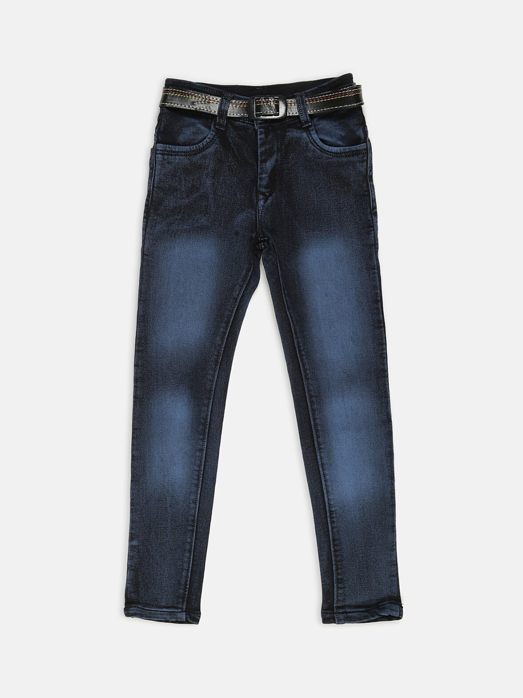 

V2 Value & Variety Boys Black Mildly Distressed Light Fade Jeans