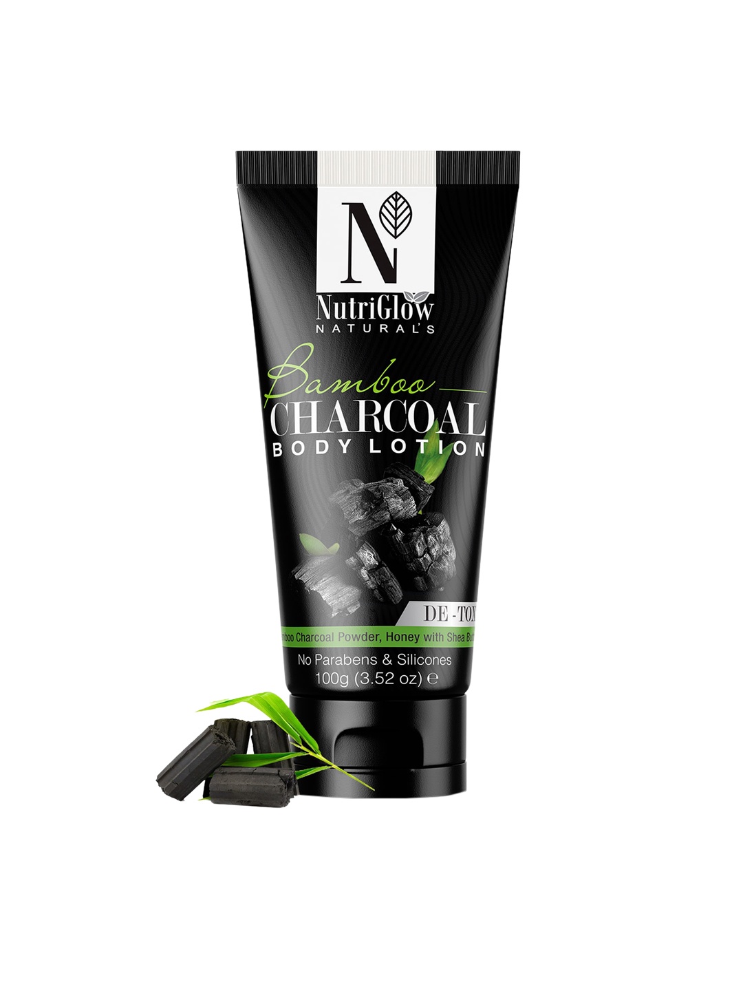 

NutriGlow Naturals Bamboo Charcoal Body Lotion 100g, Multi