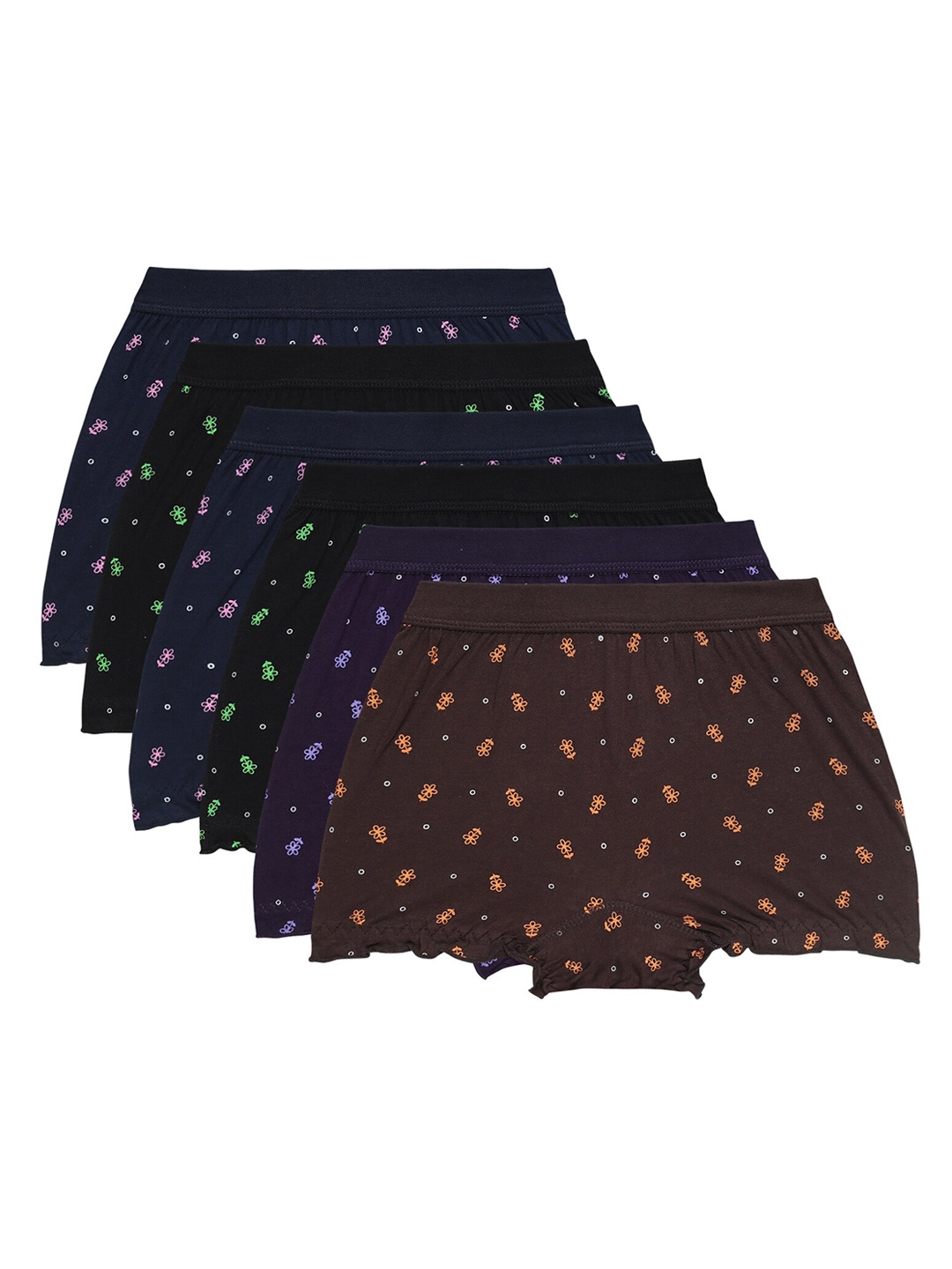 

Bodycare Kids Pack Of 6 Assorted Cotton Basic Briefs