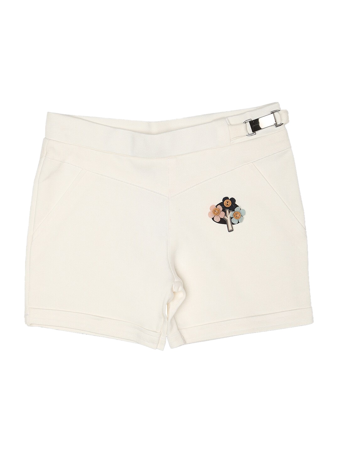 

V2 Value & Variety Girls Solid Shorts, White