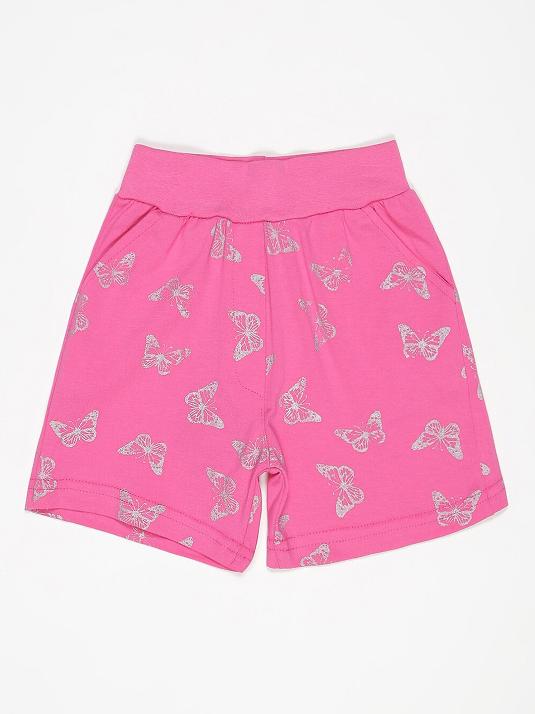 

V2 Value & Variety Girls Conversational Printed Shorts, Pink