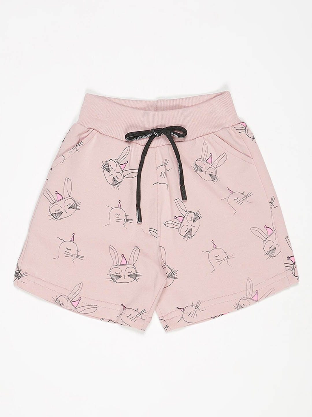 

V2 Value & Variety Girls Printed Shorts, Beige