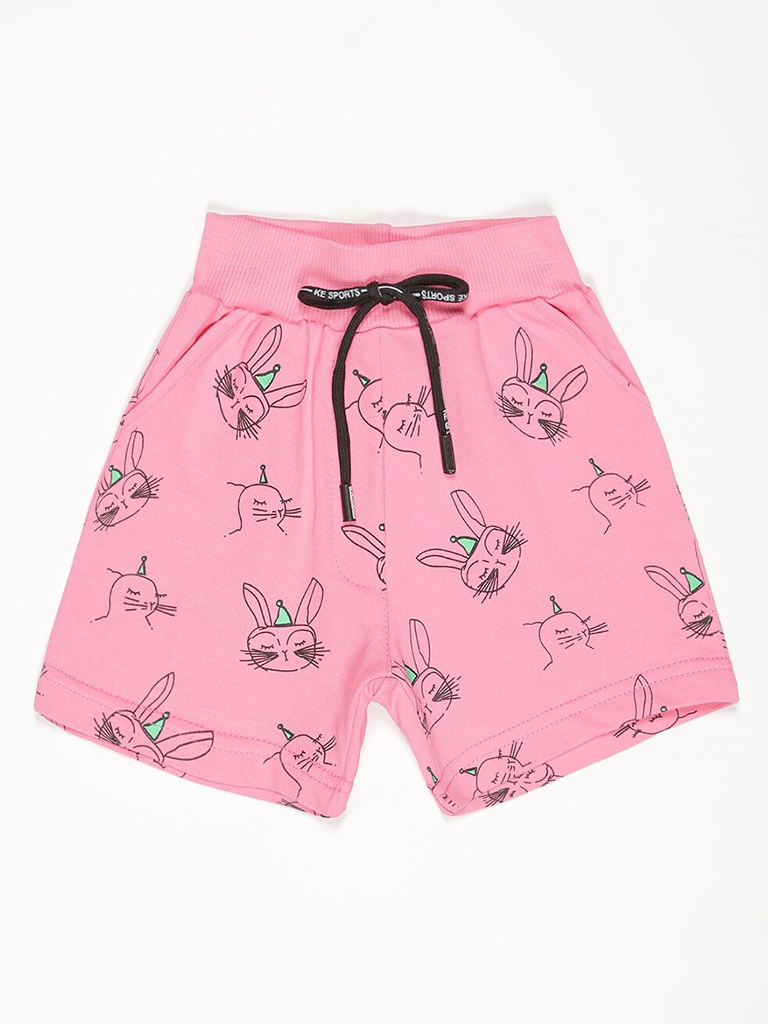 

V2 Value & Variety Girls Printed Shorts, Pink