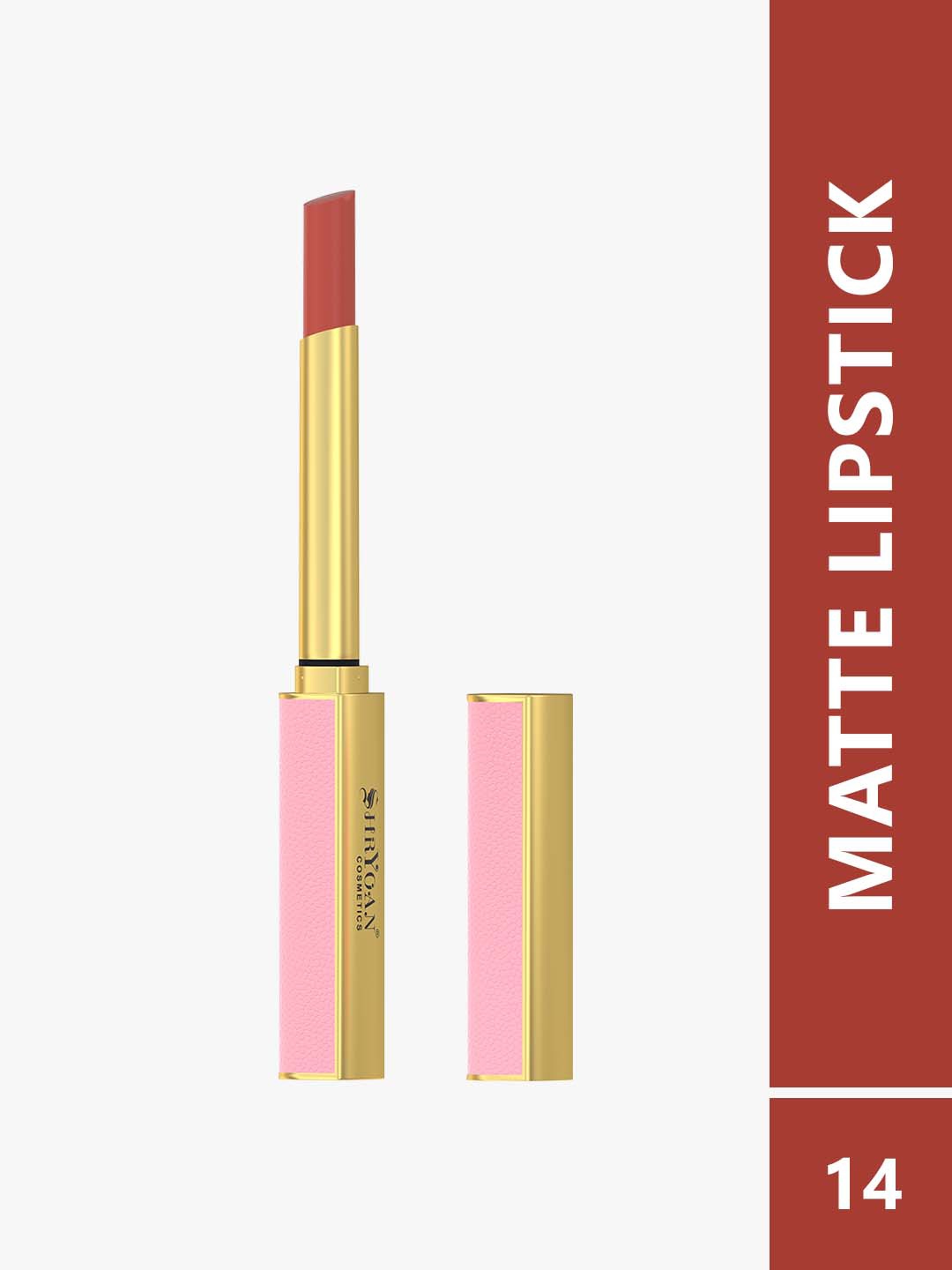 

SHRYOAN Matte Long Lasting Weightless Lipstick 3.5 g - Peach Nude 14