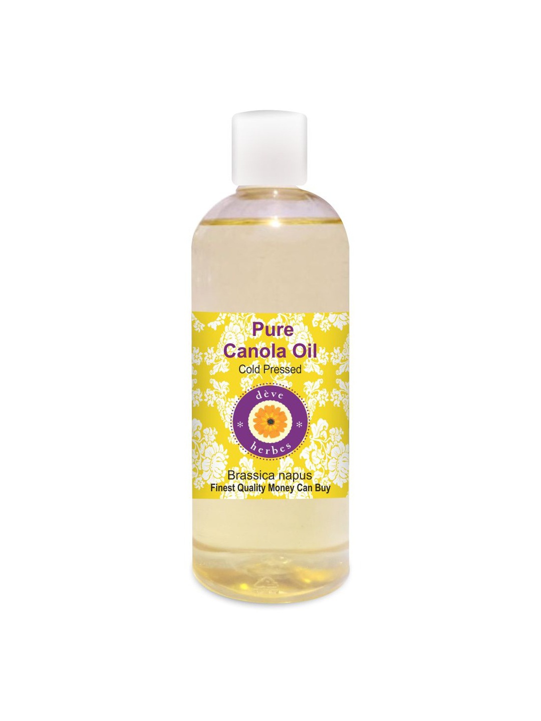 

Deve Herbes Natural Therapeutic Grade Cold Pressed Pure Brassica Napus Canola Oil 200 ml, Yellow