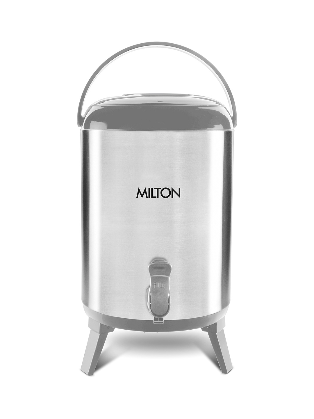 

Milton Steel-Toned Plain Stellar 10 Thermosteel Water Jug 9.3 L, Silver