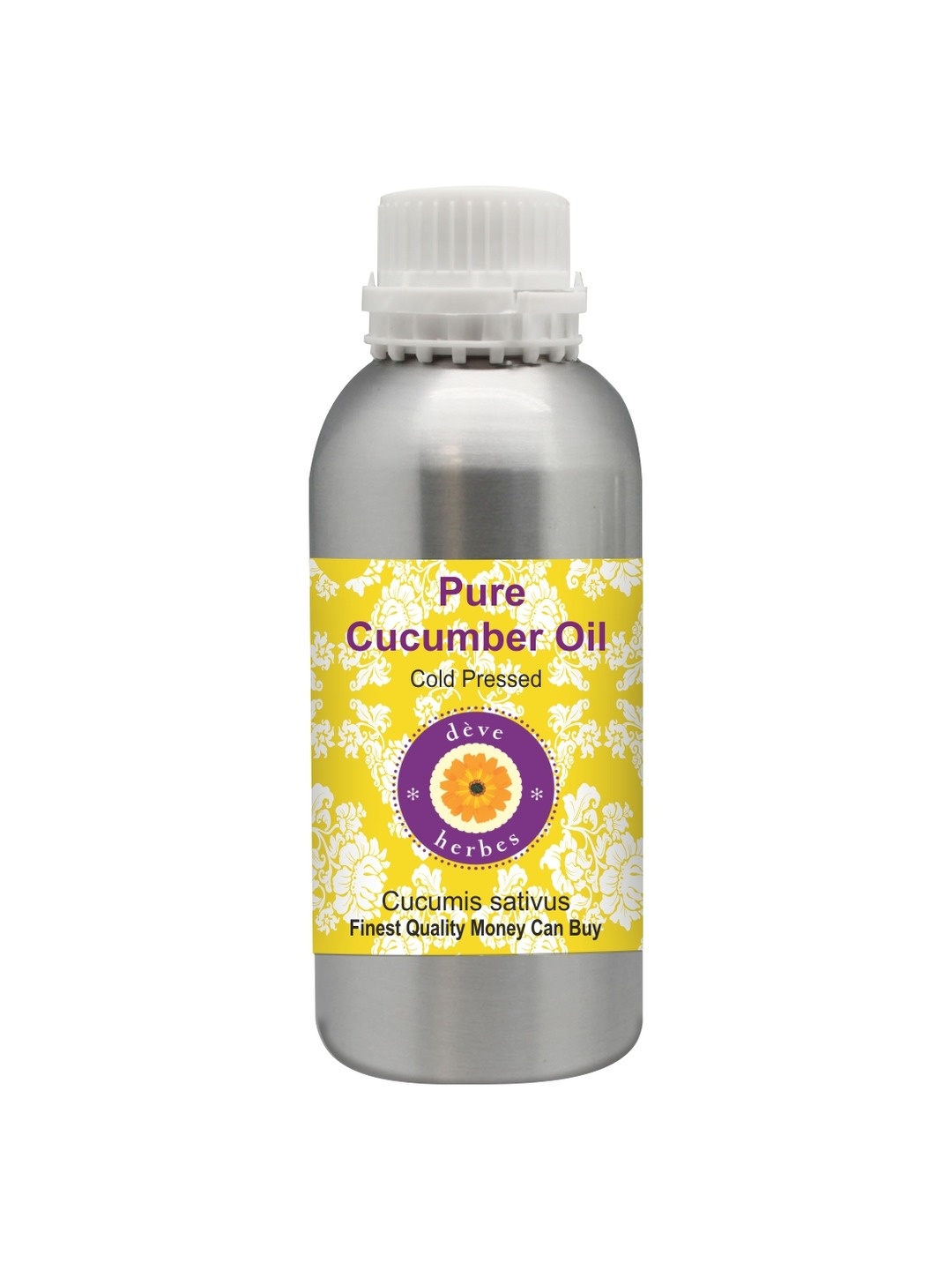 

Deve Herbes Natural Therapeutic Grade Cold Pressed Pure Cucumber Oil 630ml, Yellow