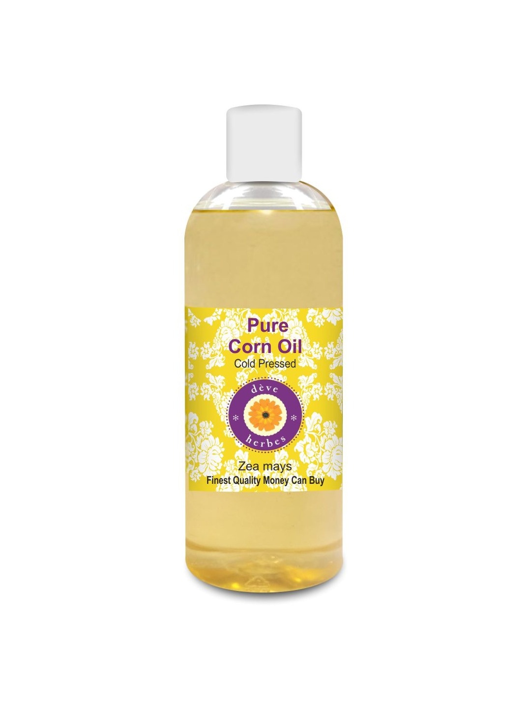 

Deve Herbes Natural Therapeutic Grade Cold Pressed Pure Corn Oil 200 ml, Yellow