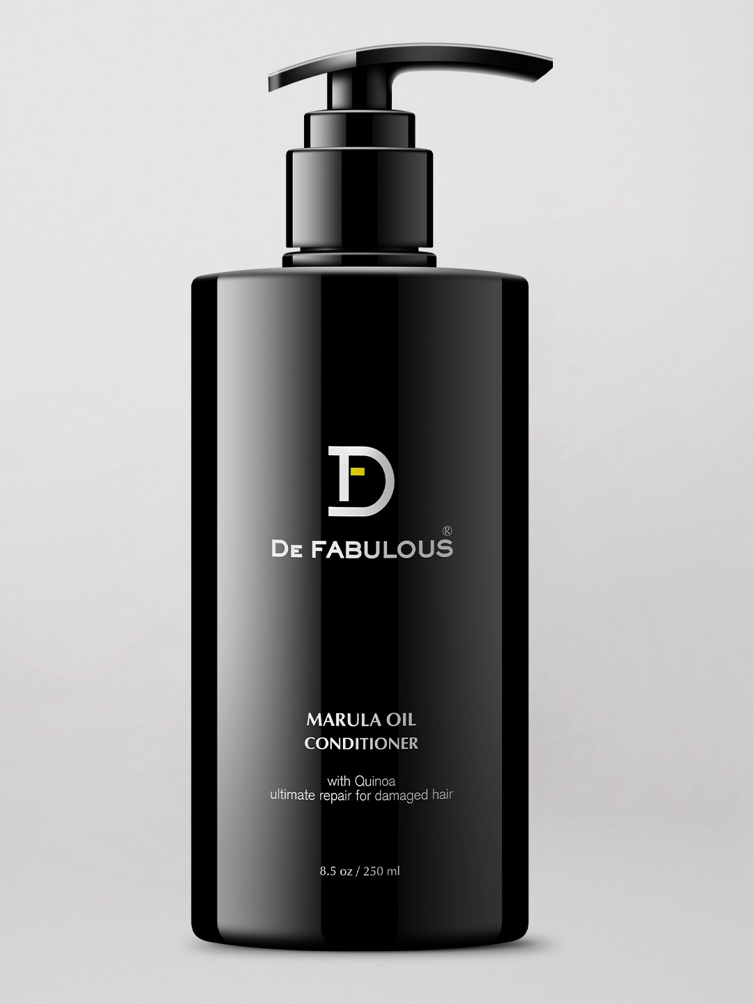 

De Fabulous Marula Oil Conditioner with Quinoa Protein for All Hair Types - 250ml, Black