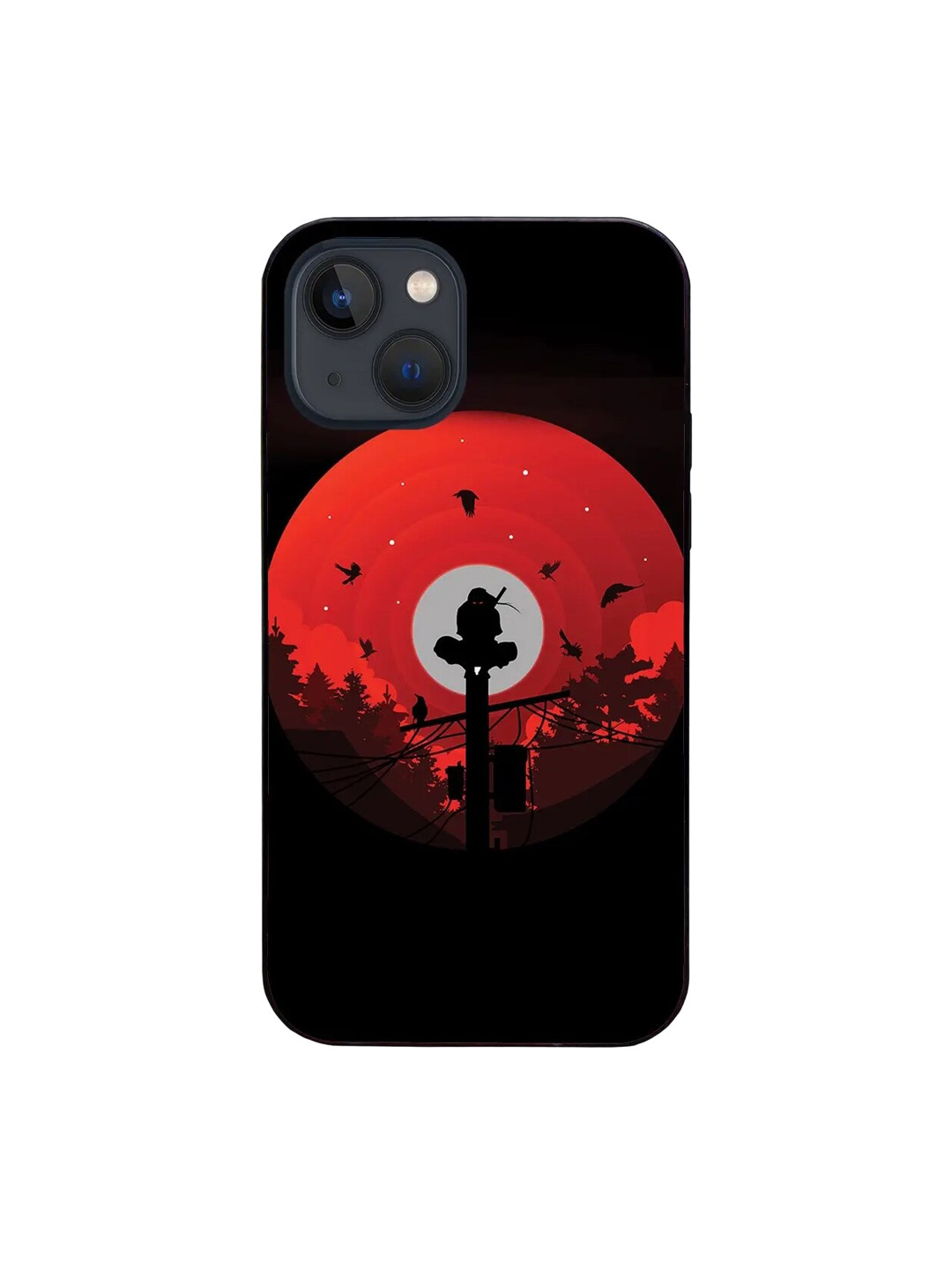 

Bewakoof Blue & Red Rogue Ninja iPhone 13 Back Case