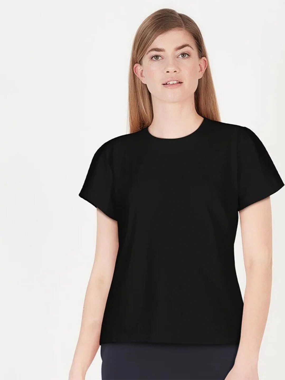 

Saltpetre Women Black Organic Cotton T-shirt