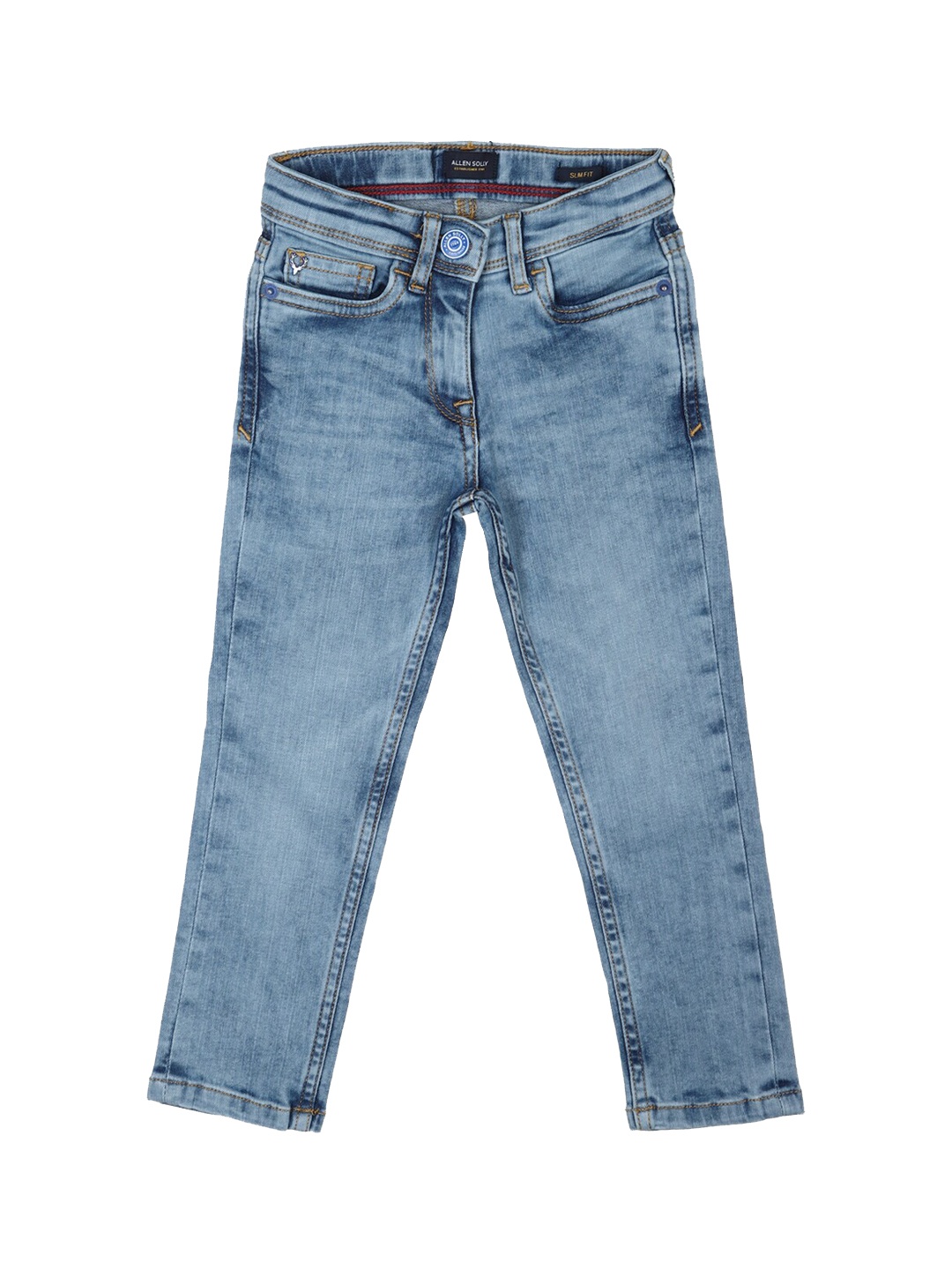 

Allen Solly Junior Girls Blue Skinny Fit Low Distress Light Fade Jeans