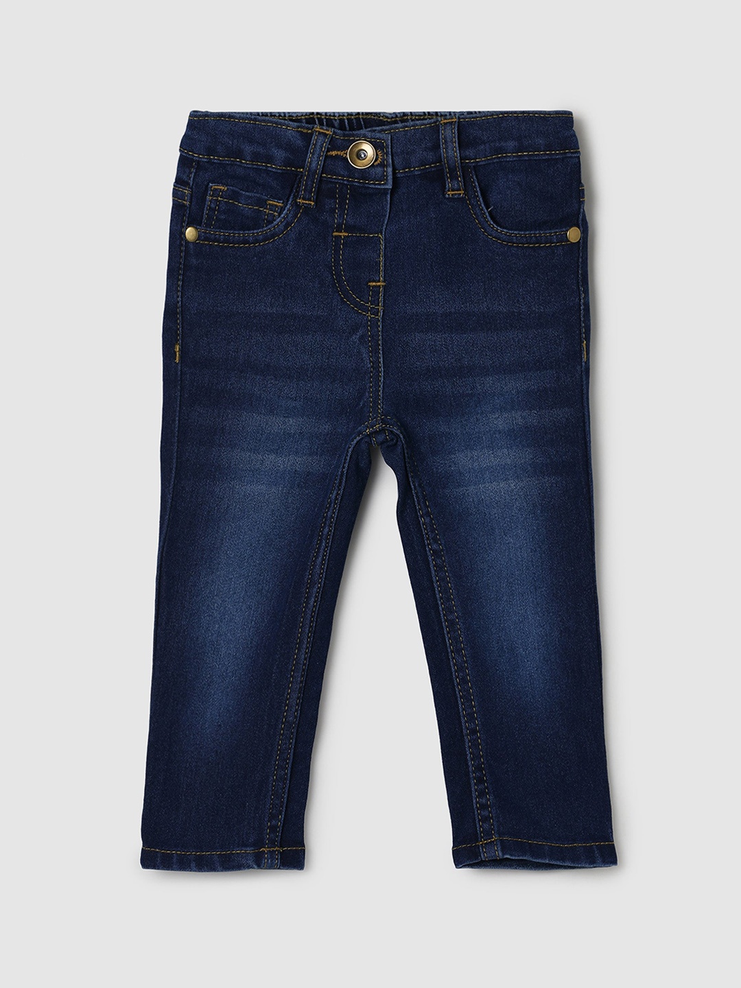 

max Girls Blue Light Fade Jeans