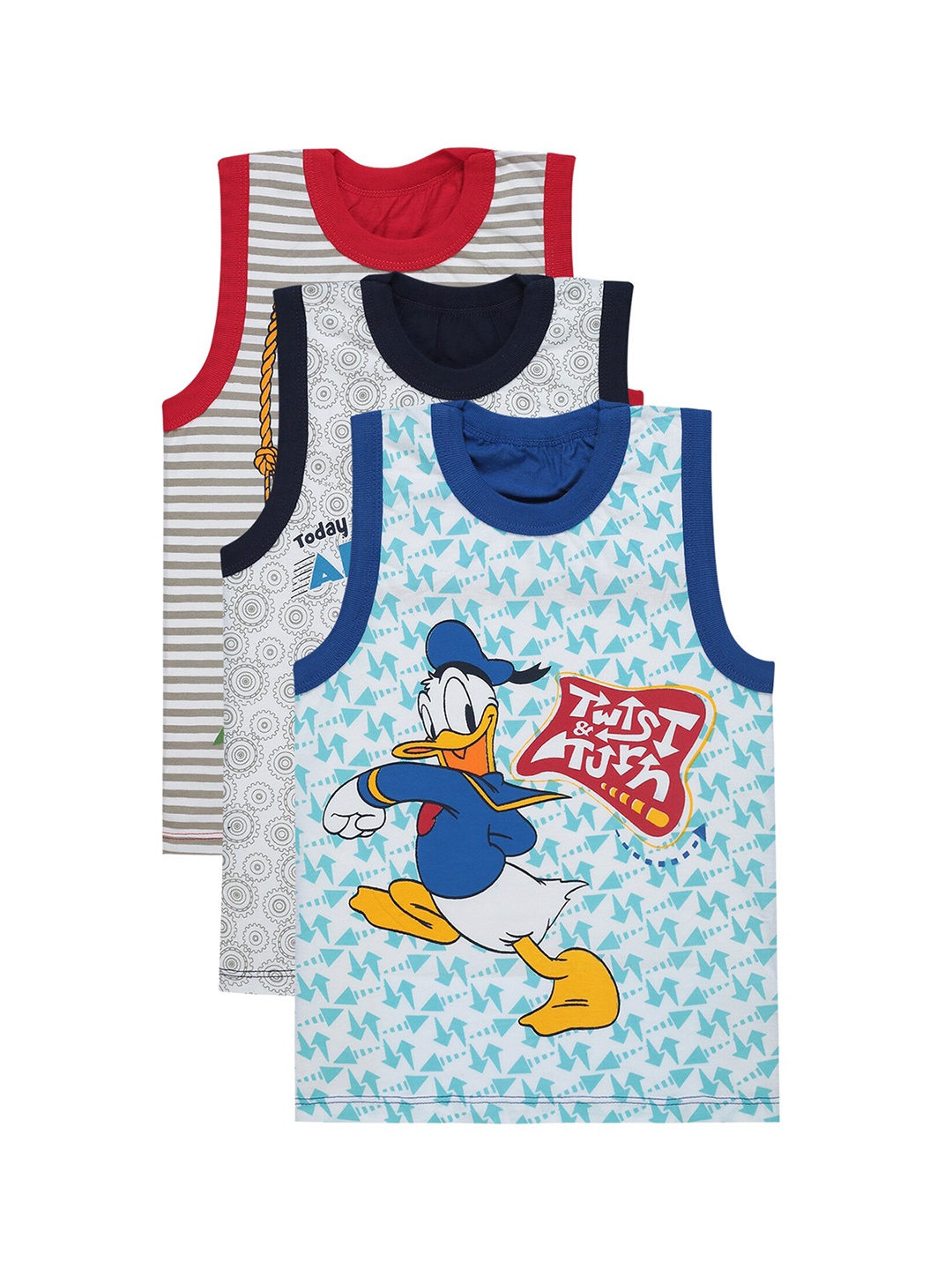 

Bodycare Kids Boys Pack of 3 Assorted Mickey & Friends Basic Innerwear Vests
