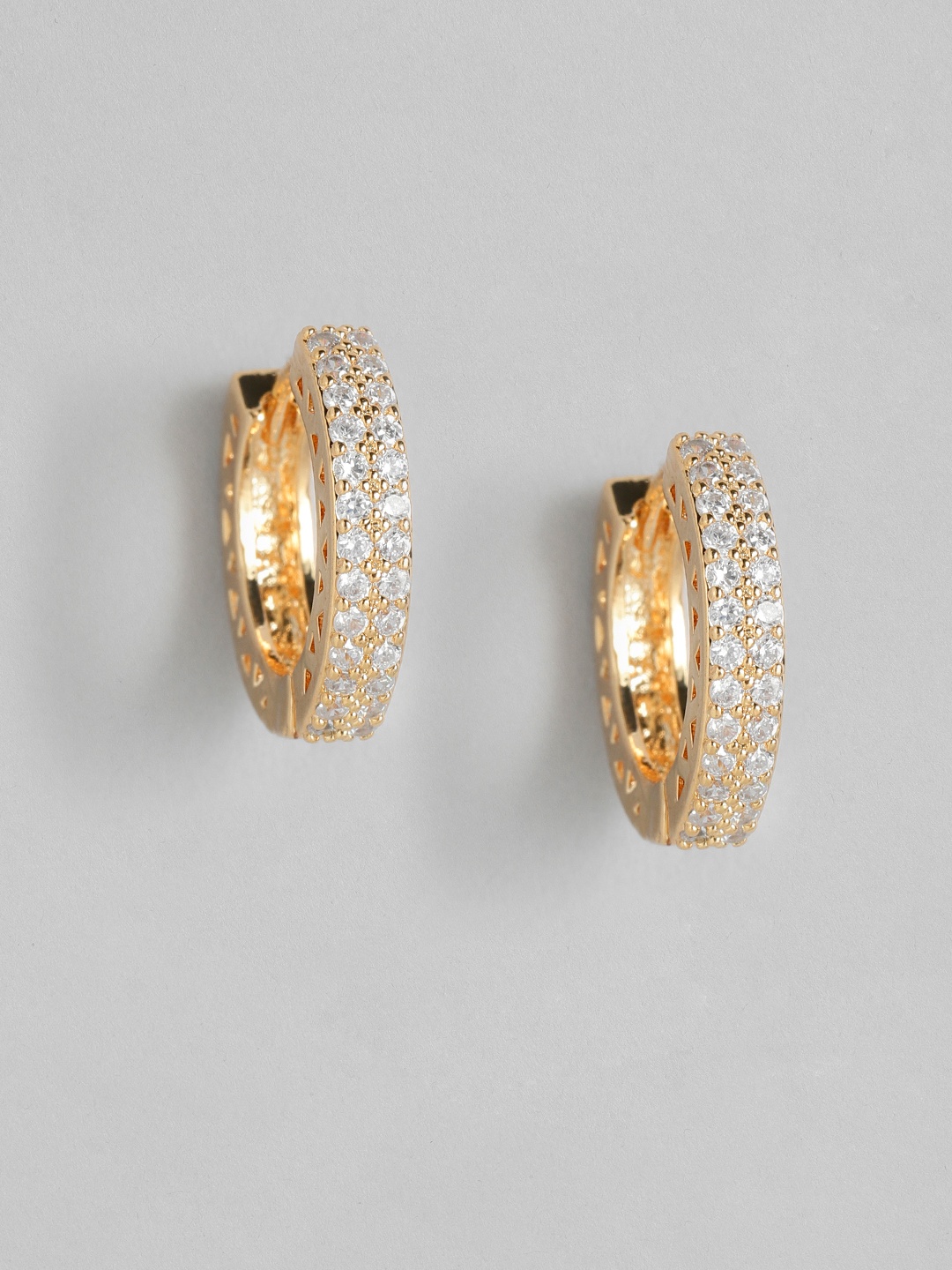 

Peora Gold-Plated Circular Hoop Earrings