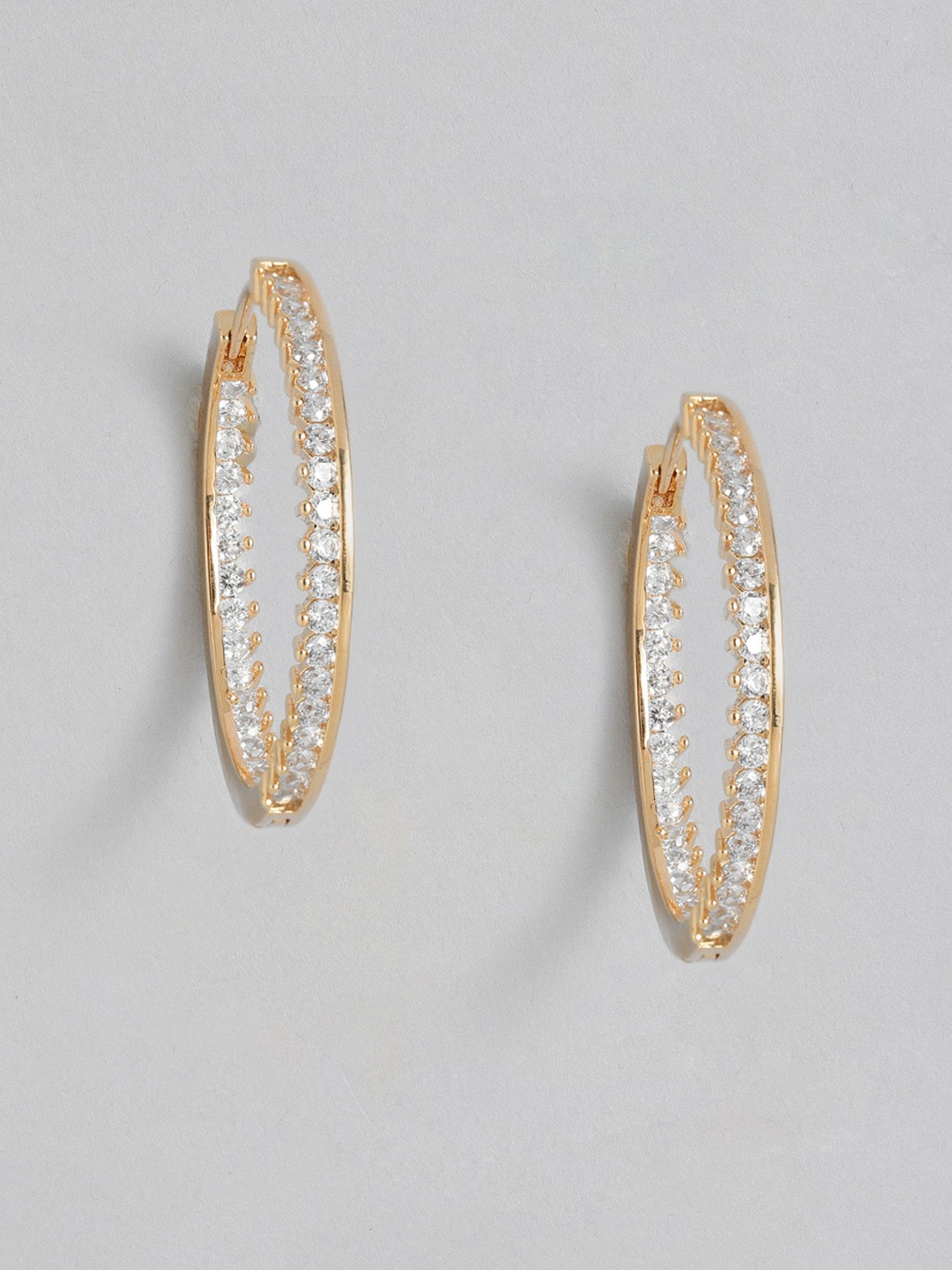 

Peora Gold-Plated Circular Hoop Earrings